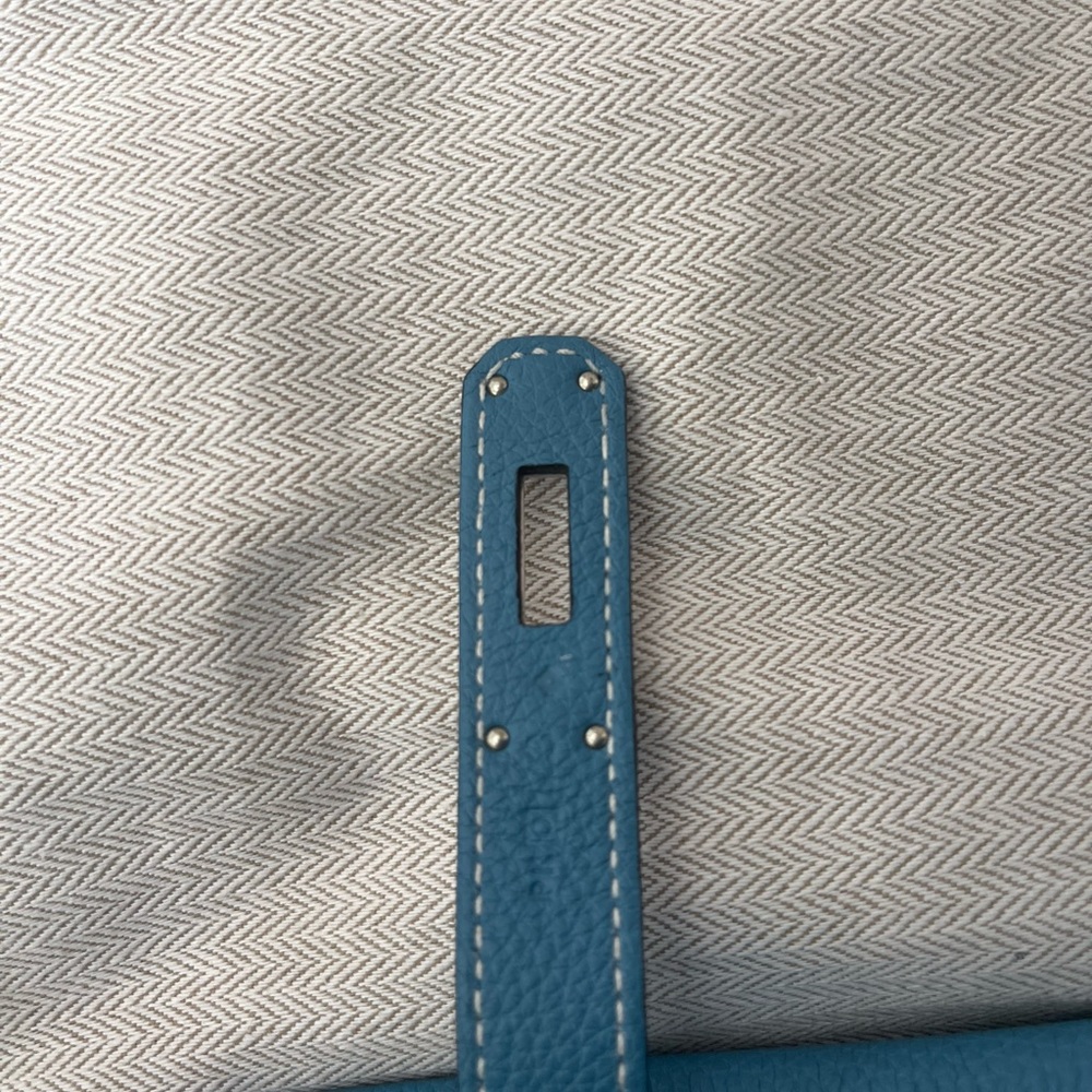 **SOLD** Hermes Togo Birkin 35 Blue Jean PHW - Picture 11 of 14